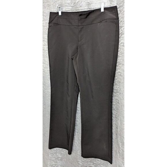 Elle Pants - Elle‎ Black Dress Pants Straight Leg Women's 14